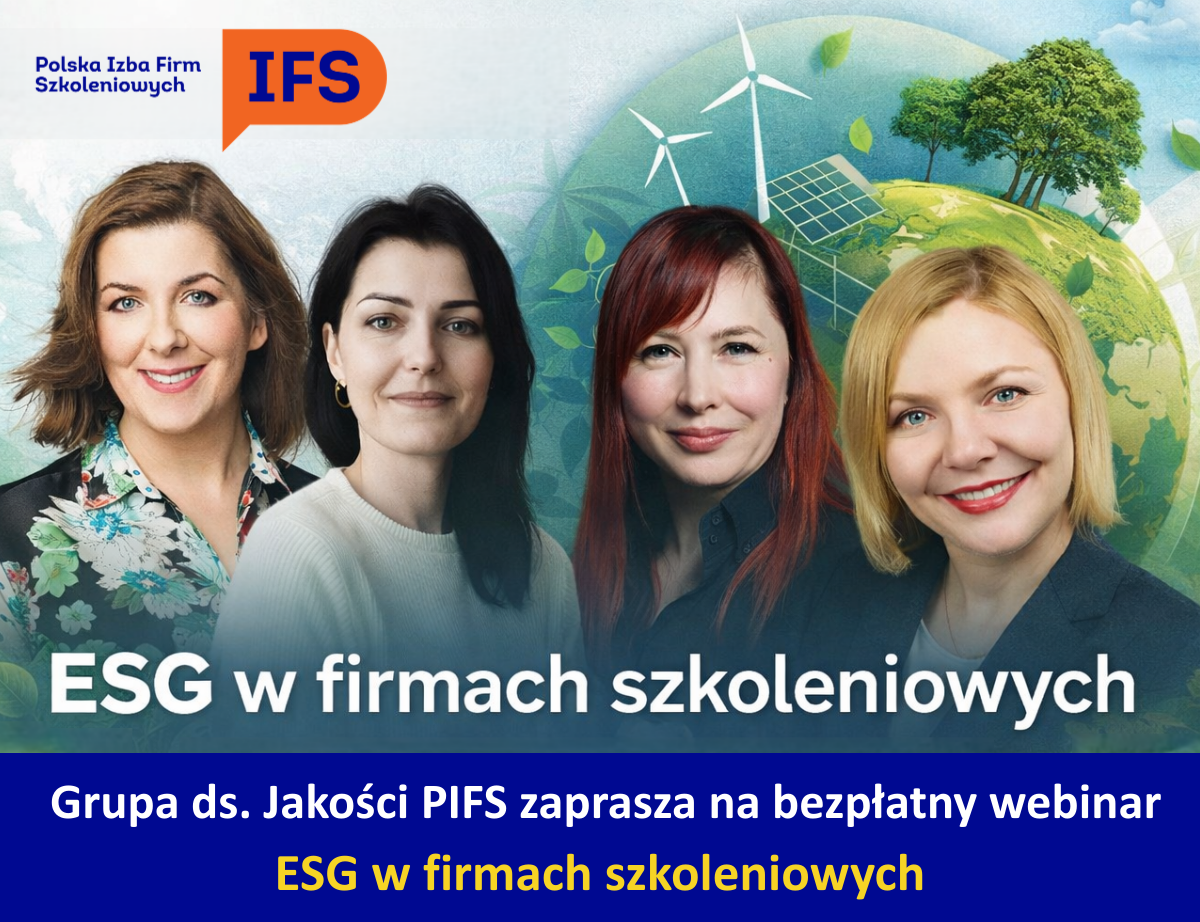 ESG w branży szkoleniowej – webinar Grupy ds. Jako ... 